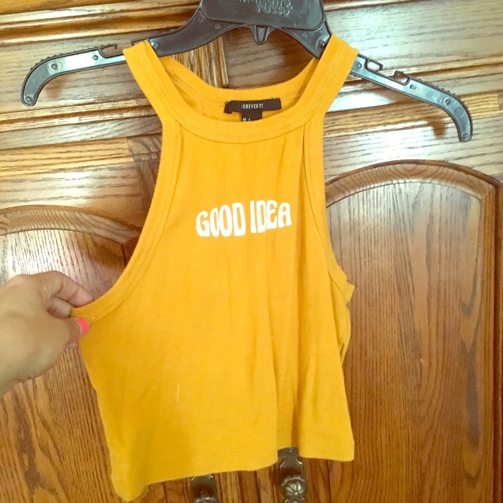 Crop tank top